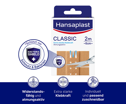 Hansaplast Classic Pflaster Bacteria Shield