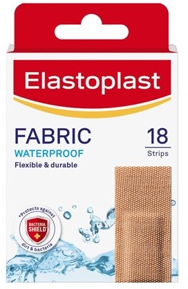 Packshot of Elastoplast Fabric Waterproof plasters