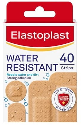 Packshot of Elastoplast Water Resistant 40 strips